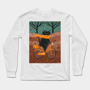 Fall Bicycle Ride Long Sleeve T-Shirt